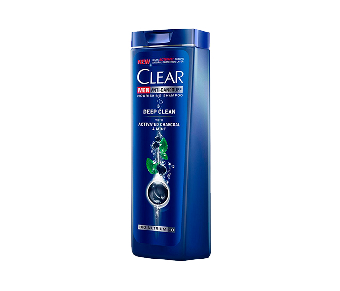 Clear N13346142A Anti-Dandruff Deep Cleanse Shampoo with Activated Charcoal & Mint - 200ML - Zoom Image