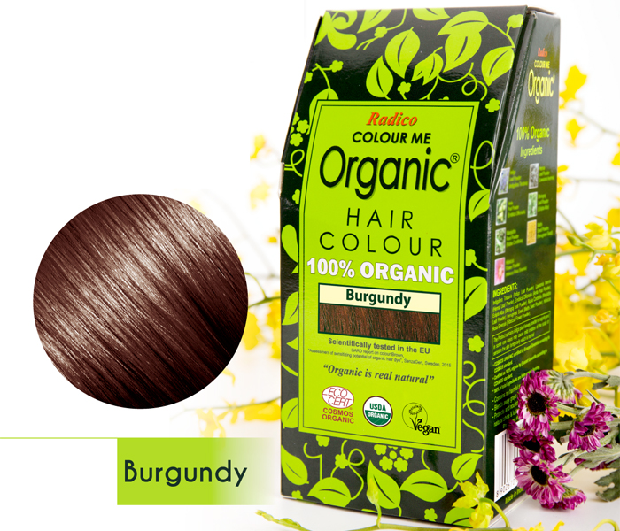 RADICO Colour Me Organic Hair Colour - Burgundy - Zoom Image