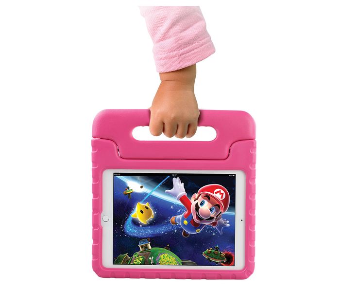 Promate Bamby-Air2 Shockproof Kiddie Case with Convertible Stand for iPad Air2 - Pink - Zoom Image 6