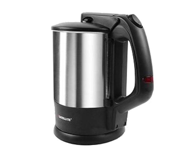 BM Satellite BM-8032 1.8 Litre Stainless Steel Electric Kettle, Black - Zoom Image 1