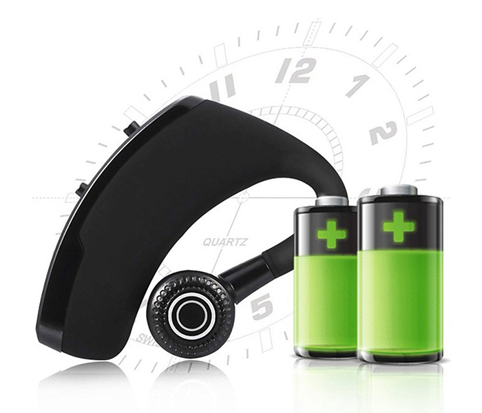 V9 Wireless CSR V4.0 Bluetooth Headset Hands-free with Mic - Black - Zoom Image 2