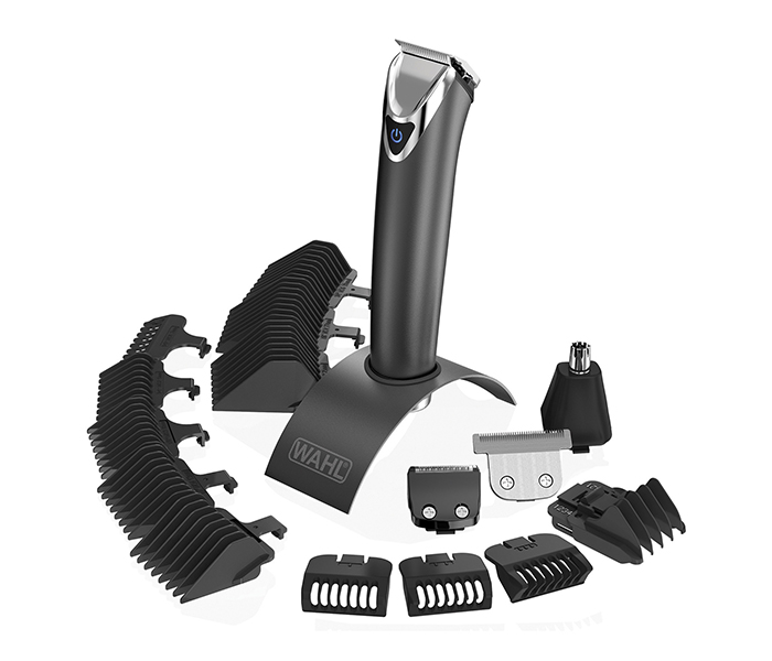 Wahl 9864-027 Stainless Steel All in 1 Trimmer for Men - Black - Zoom Image 1