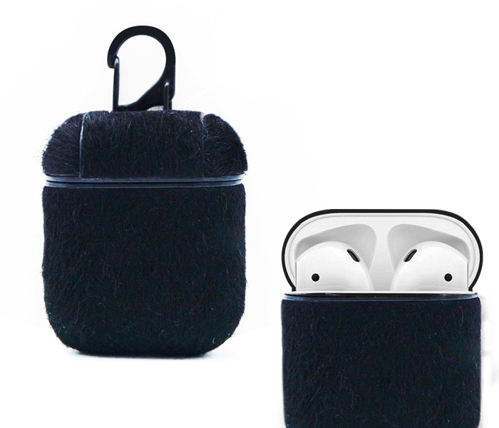 Zoom ZEC-18 Airpod case soft metalic - Black - Zoom Image