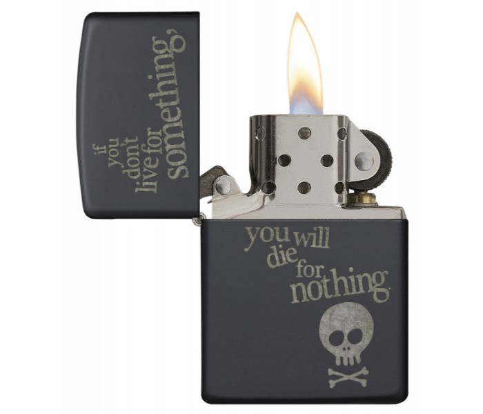 Zippo 29091 218 Live For Something Lighter Black - Zoom Image 2