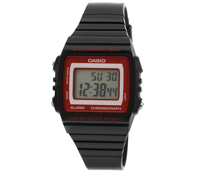 Casio W-215H-1A2VDF Mens Sports Watch Black - Zoom Image