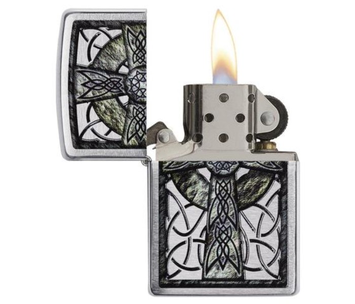 Zippo 29622 200 Celtic Cross Design Lighter Silver - Zoom Image 1