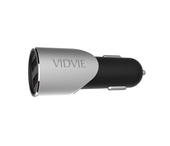 Vidvie CC-507 3.1A Car Adapter for Apple iPhone - Silver - Zoom Image 2