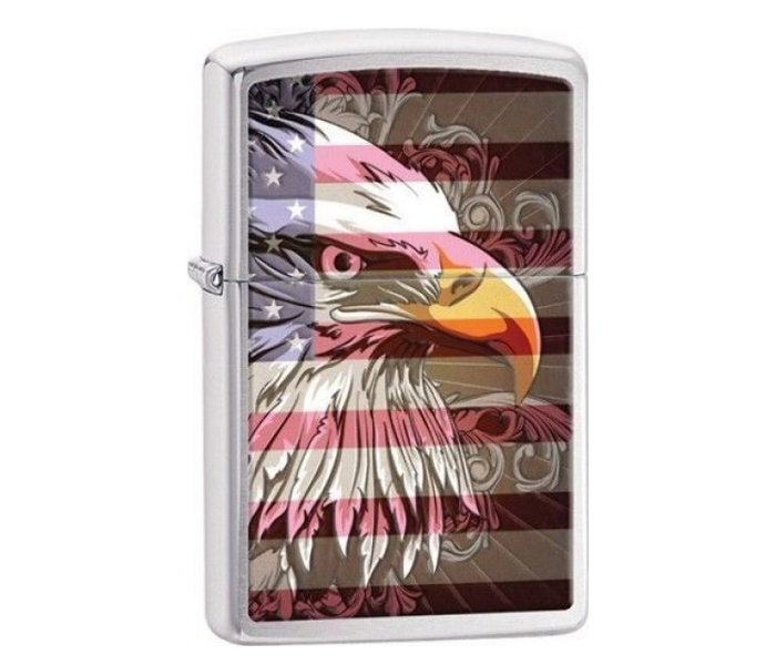 Zippo 28652 200 Eagle Flag Lighter Multicolor - Zoom Image