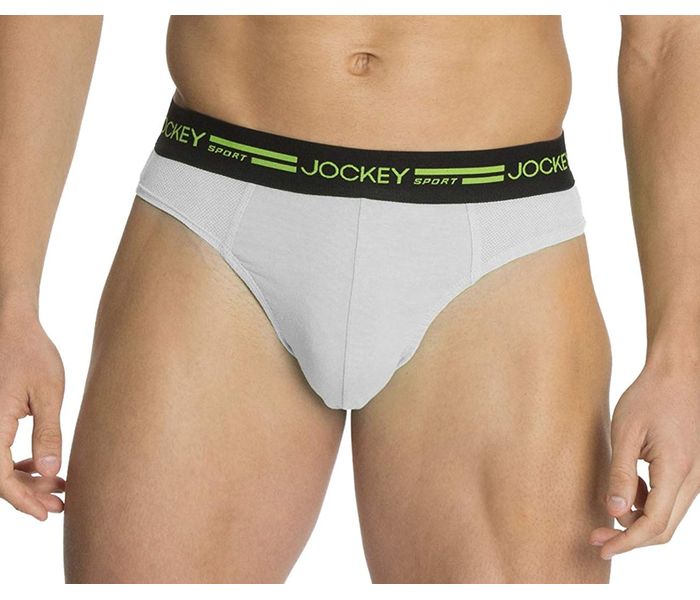 Jockey SP02-0105 Sport Performance Brief, Sports Grey/L - Zoom Image