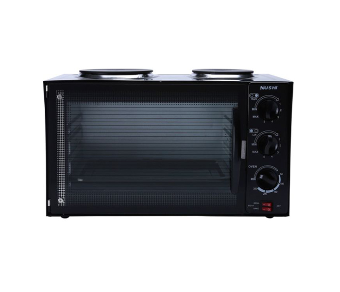 Nushi NS-3100 28 Litre Oven with Hotplate - 3100 Watts - Zoom Image