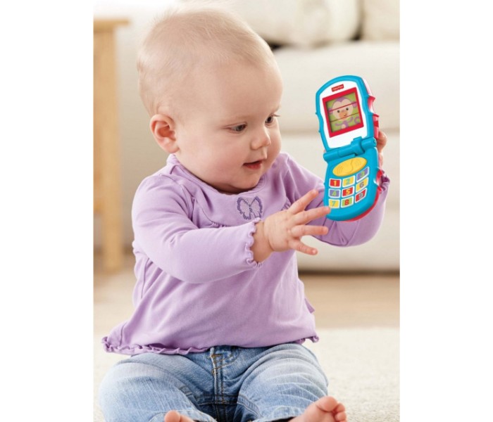 Fisher Price Y6979 Infant Friendly Flip Phone Assorted - Zoom Image 2