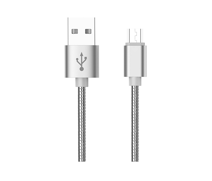 Trands TR-CA540 Micro USB to USB 2.0 Charging &amp; Sync Data Cable - Silver - Zoom Image 5