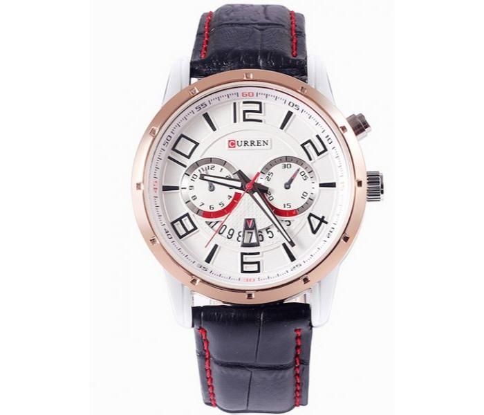 Cureen Leather Starp Watch for Men, p12 - Zoom Image 2