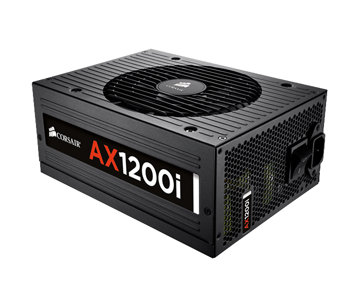 Corsair CP-9020008-UK AX1200i Digital ATX 1200 Watt 80 Plus Platinum Certified Fully Modular PSU - Black - Zoom Image 6