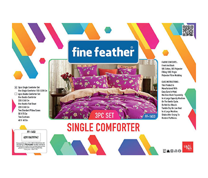 Feather hot sale comforter set