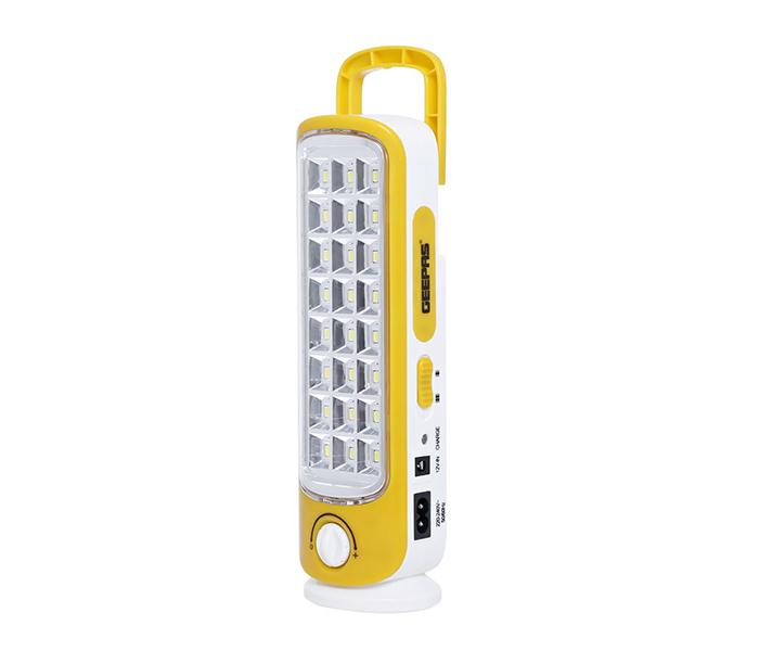 Geepas GE5567 24 LED Rechargeable Emergency Lantern - White and Yellow - Zoom Image 1