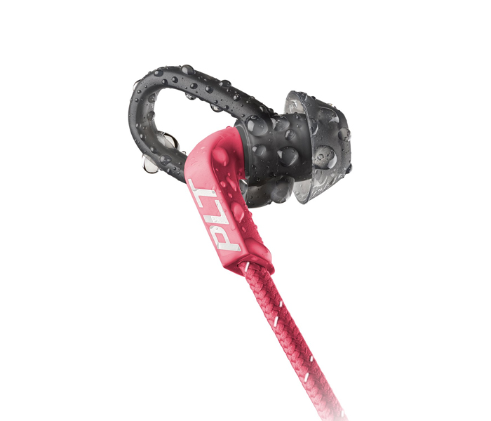 Plantronics Backbeat Fit300 Wireless Headset - Grey/Coral - Zoom Image 2