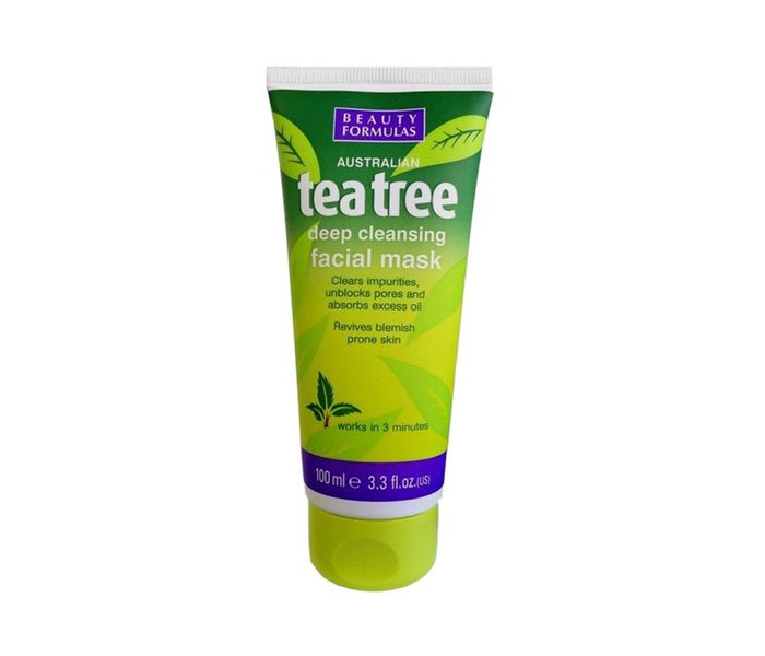 Beauty Formulas N15767782A Tea Tree Deep Cleansing Facial Mask - 100ML - Zoom Image