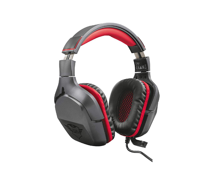 Trust CREON GXT-344 Gaming Headset for PC, Laptop, PS4 & Xbox-One - Black & Red - Zoom Image 1