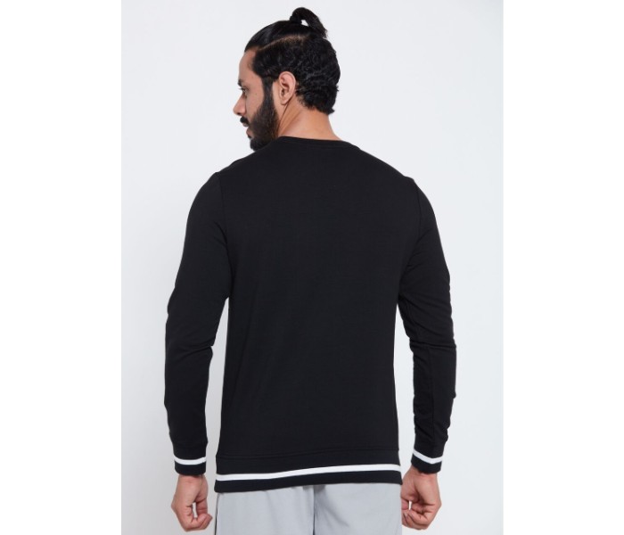 Petro OU10033 Solid Crew Neck Sweat Shirt XL-Black - Zoom Image 1