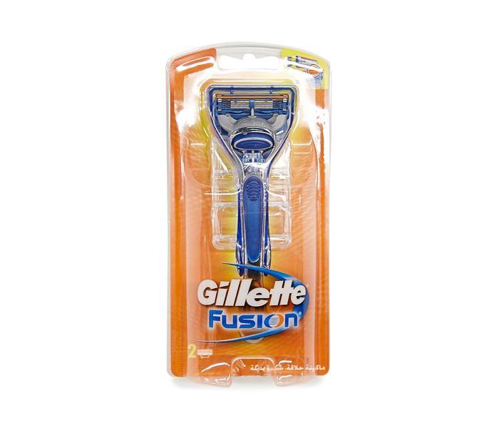 Gillette N12276920A Fusion Razor 2Up Blue - Zoom Image