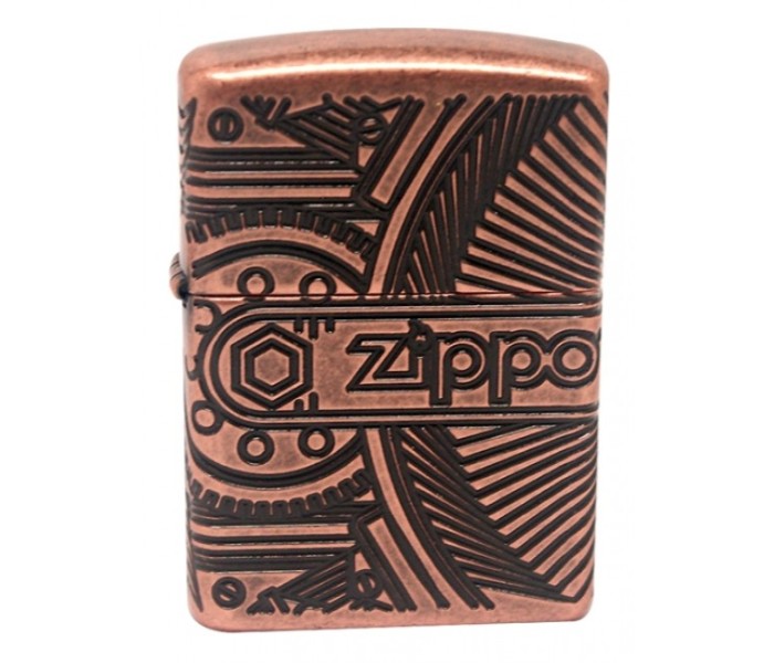 Zippo 29523 Gear Lighter Copper - Zoom Image 2