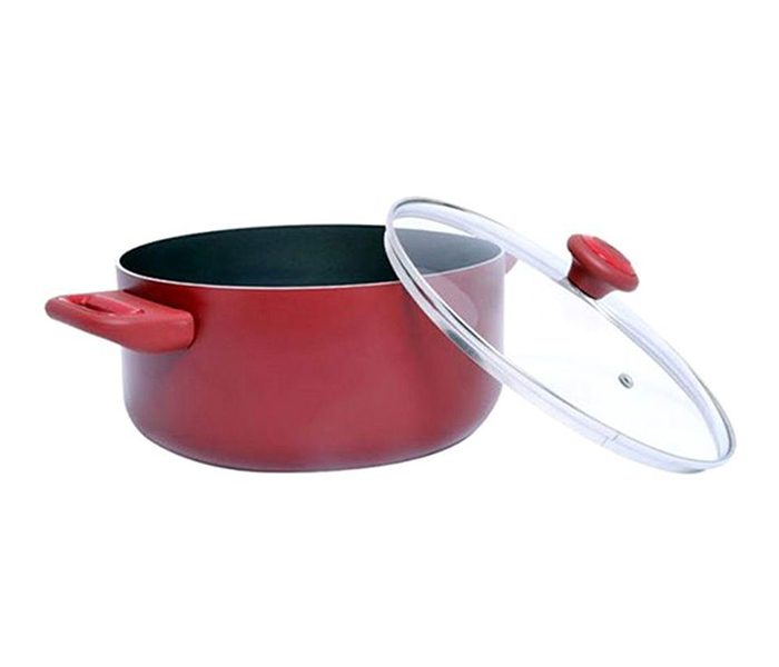 Prestige PR21524 6.2L Classique Pro Covered Stockpot - Red - Zoom Image 1