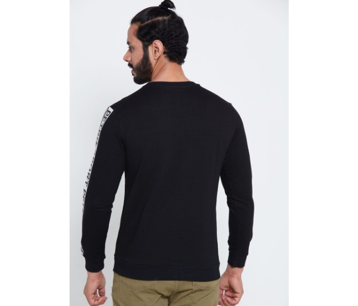 Petro OU10055 Printed Crew Neck Out wear T- Shirt XL-Black - Zoom Image 1