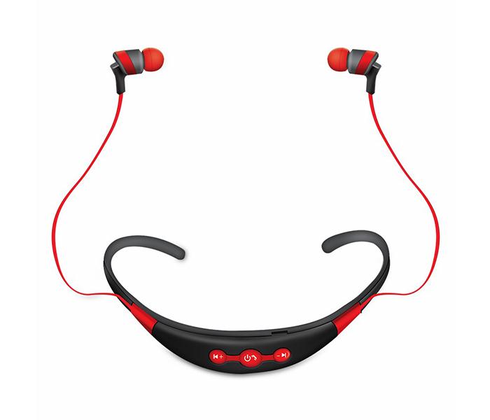 Audionic B890 Wireless Bluetooth Neckband - Red - Zoom Image 1