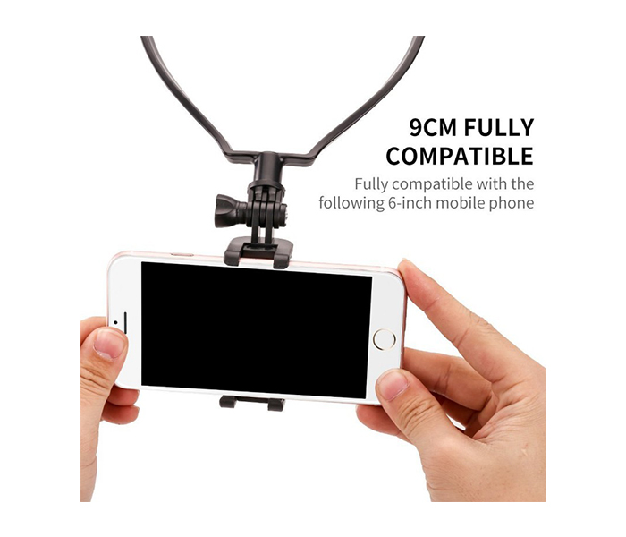 Trands TR-HO987 Neck Hands Free Smartphone Holder - Black - Zoom Image 3