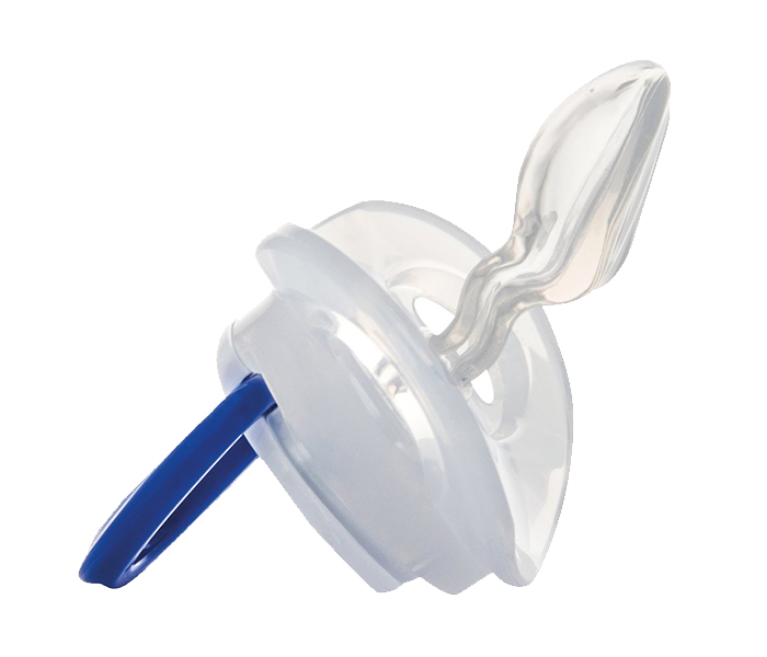 Bebe Confort 3104205000 Dental Safe Silicone Little Valleys Pacifiers - 2 Pieces, White & Blue - Zoom Image 1