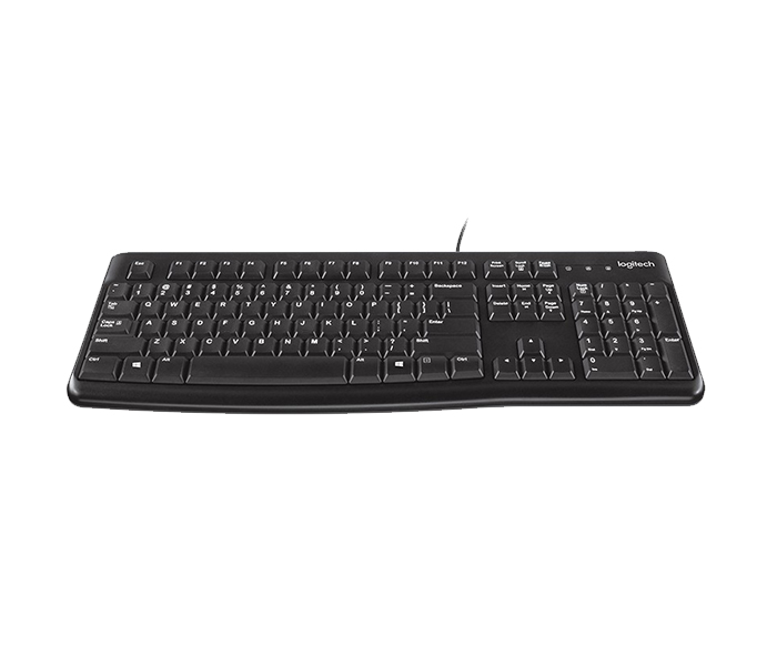 Logitech 920-002562 MK120 Wired Keyboard & Mouse Combo - English, Black - Zoom Image 2