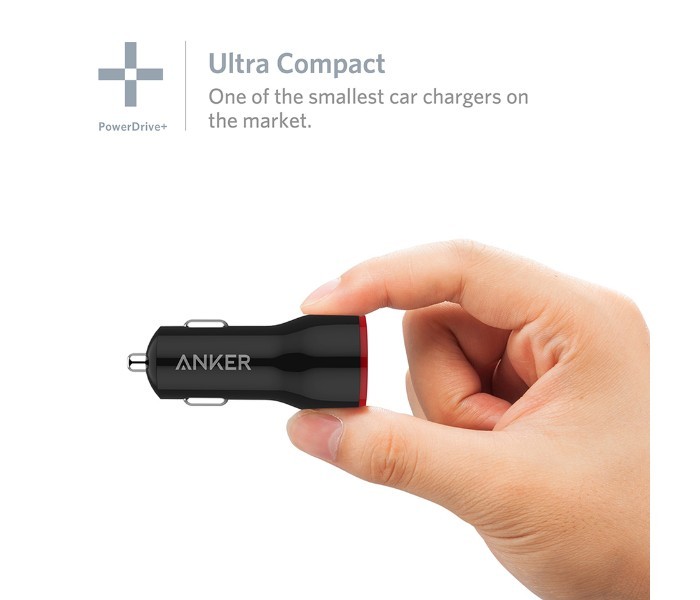 Anker A2210 PowerDrive Plus 24 W Car Charger Black - Zoom Image 4