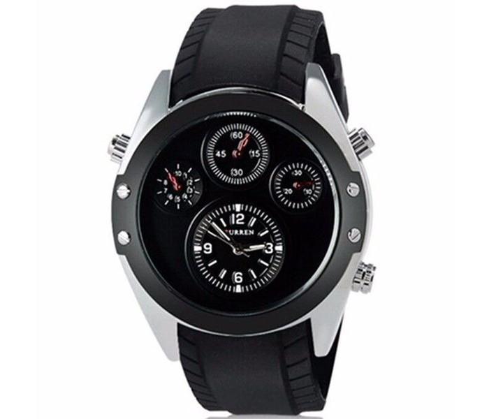 Curren 8141SB Rubber Band Quartz Watch for Men - Zoom Image