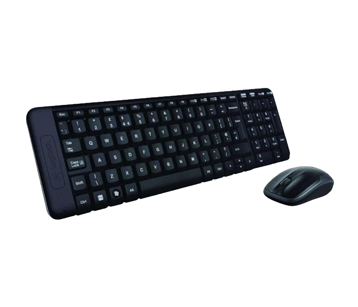 Logitech 920-003161 MK220 Wireless Keyboard & Mouse Combo - English, Black - Zoom Image 2