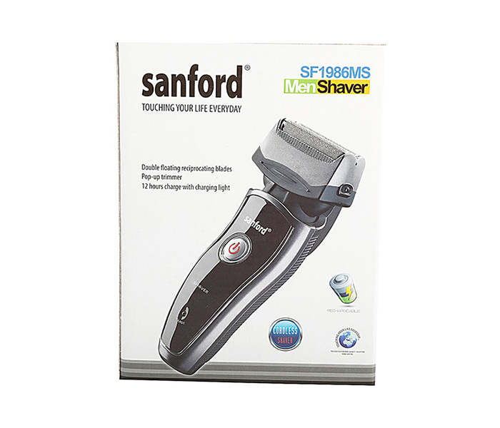 Sanford SF1986MS BS Rechargeable Men Shaver - Black - Zoom Image 3