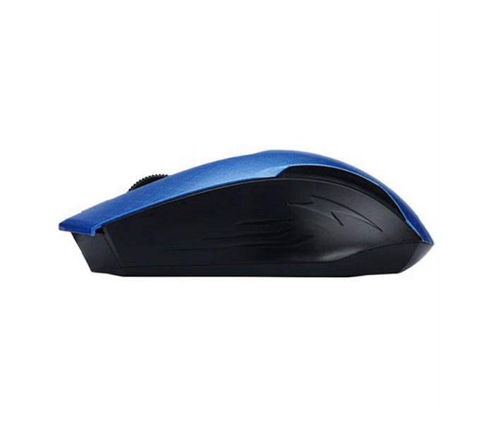 iends IE-MU989 Wireless 2400 DPi Optical USB Mouse - Blue - Zoom Image 1