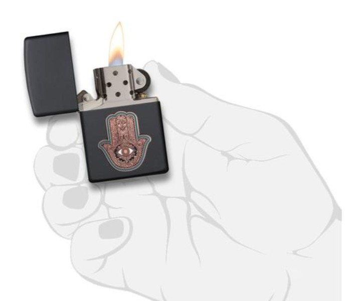 Zippo 29634 218 Hamsa Hand Lighter Black - Zoom Image 2