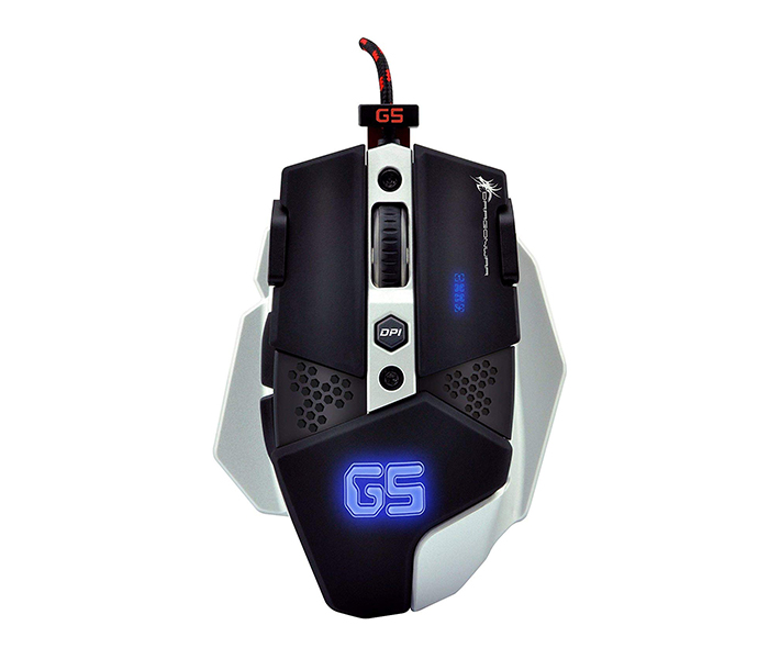 Dragon War G5 Warlord 4000 DPI Gaming Mouse with Macro - Black - Zoom Image 5