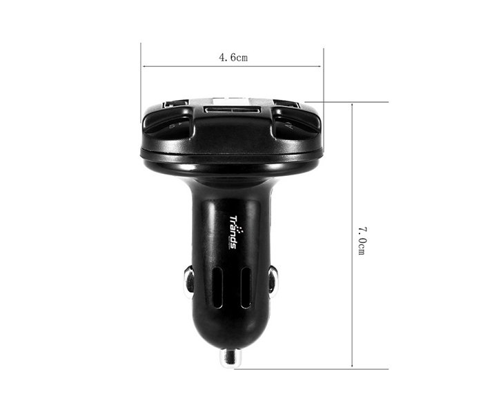 Trands TR-PC7448 4 Port USB Car Charger - Black - Zoom Image 3