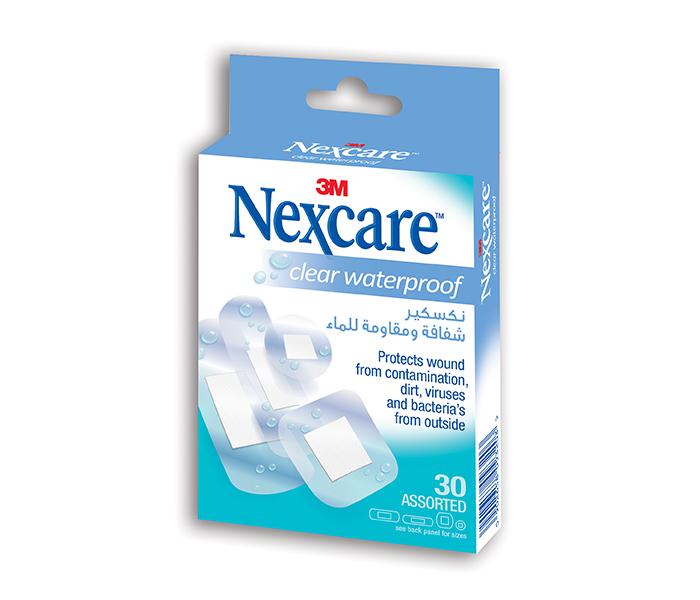 3M Nexcare Cwp-30 Clear Waterproof Bandages Assorted - 30 Piece - Zoom Image