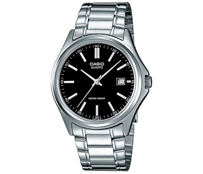 Casio MTP-1183A-1ADF Mens Analog Watch Silver and Black - Zoom Image