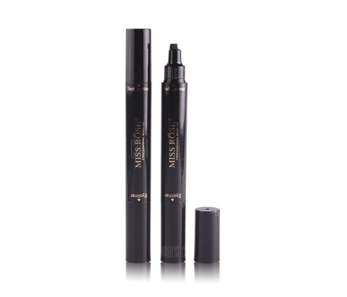 Miss Rose 7402-030H Liquid Double Eyeliner 001 Black - Zoom Image