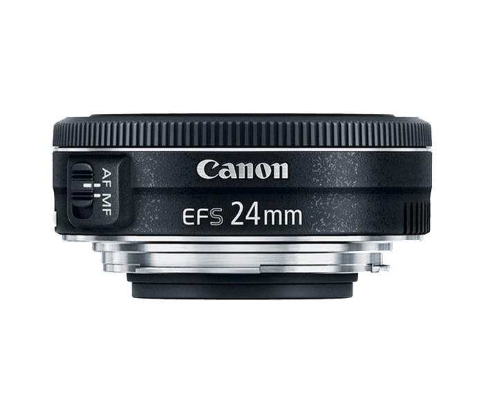 Canon EF-S 24mm f/2.8 STM Lens for DSLR Camera - Black - Zoom Image 1