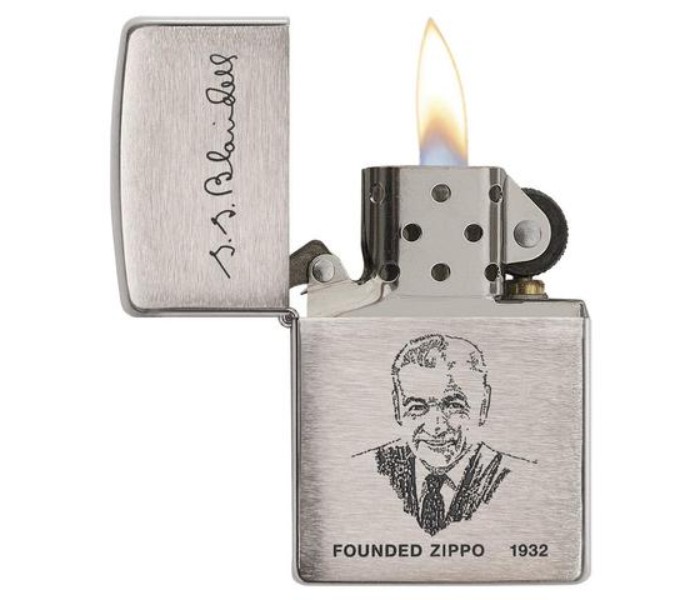 Zippo 200FL Founders Lighter Silver - Zoom Image 1