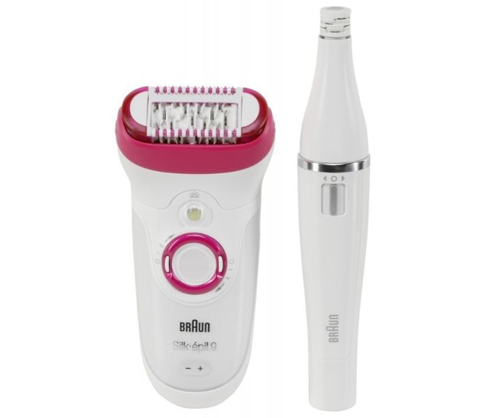 Braun N13991210A Wet And Dry Cordless Epilator White/Pink - Zoom Image