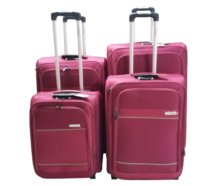 Al Abraj AT-663 Happy Journey Big Box Soft Trolley 4 pcs Set - Zoom Image