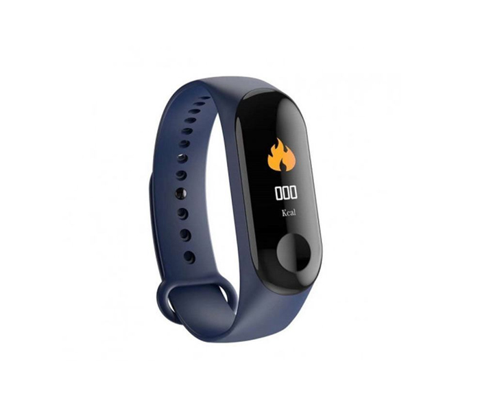 M8 Smart Bluetooth Sports Bracelet Fitness Band With Heart Rate Monitor For Android & iOS - Blue - Zoom Image