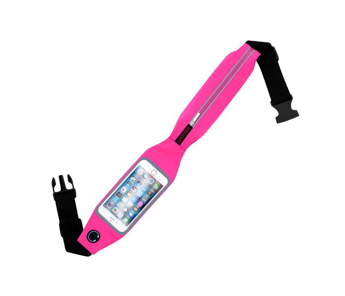 Promate LiveBelt-2 Universal Flexible Sporty Belt Band Case, Pink - Zoom Image 8