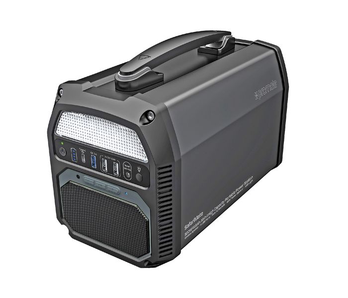 Promate Safarimate 300W 41.6Ah All in 1 High Capacity Portable Power Station, Black - Zoom Image 12